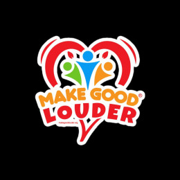 Make Good Louder® Bubble-free stickers